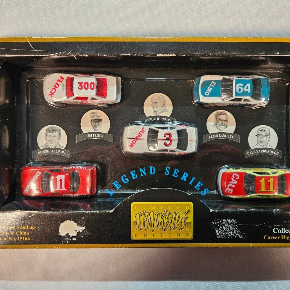 Limited Trackside Edition NASCAR Legend Series Collectors Edition 5 Car Set NIB - Picture 6 of 6